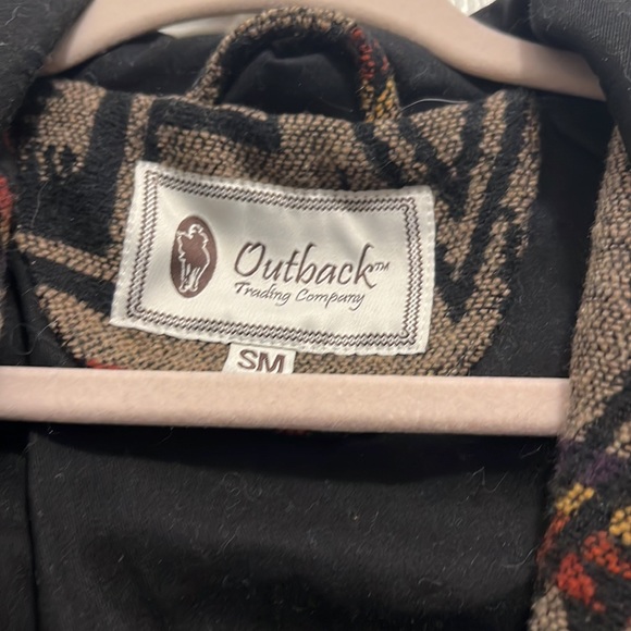 Outback Trading wool coat Aztec New S - Picture 2 of 6